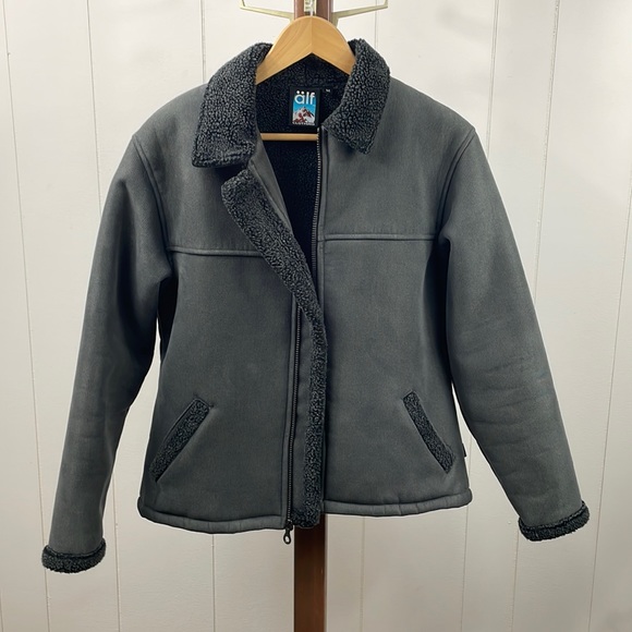 Kuhl Alf Ruster Gray Shearling Lined Jacket - Picture 3 of 5